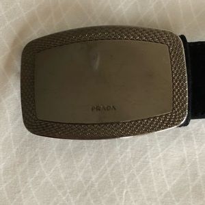 Prada suede belt